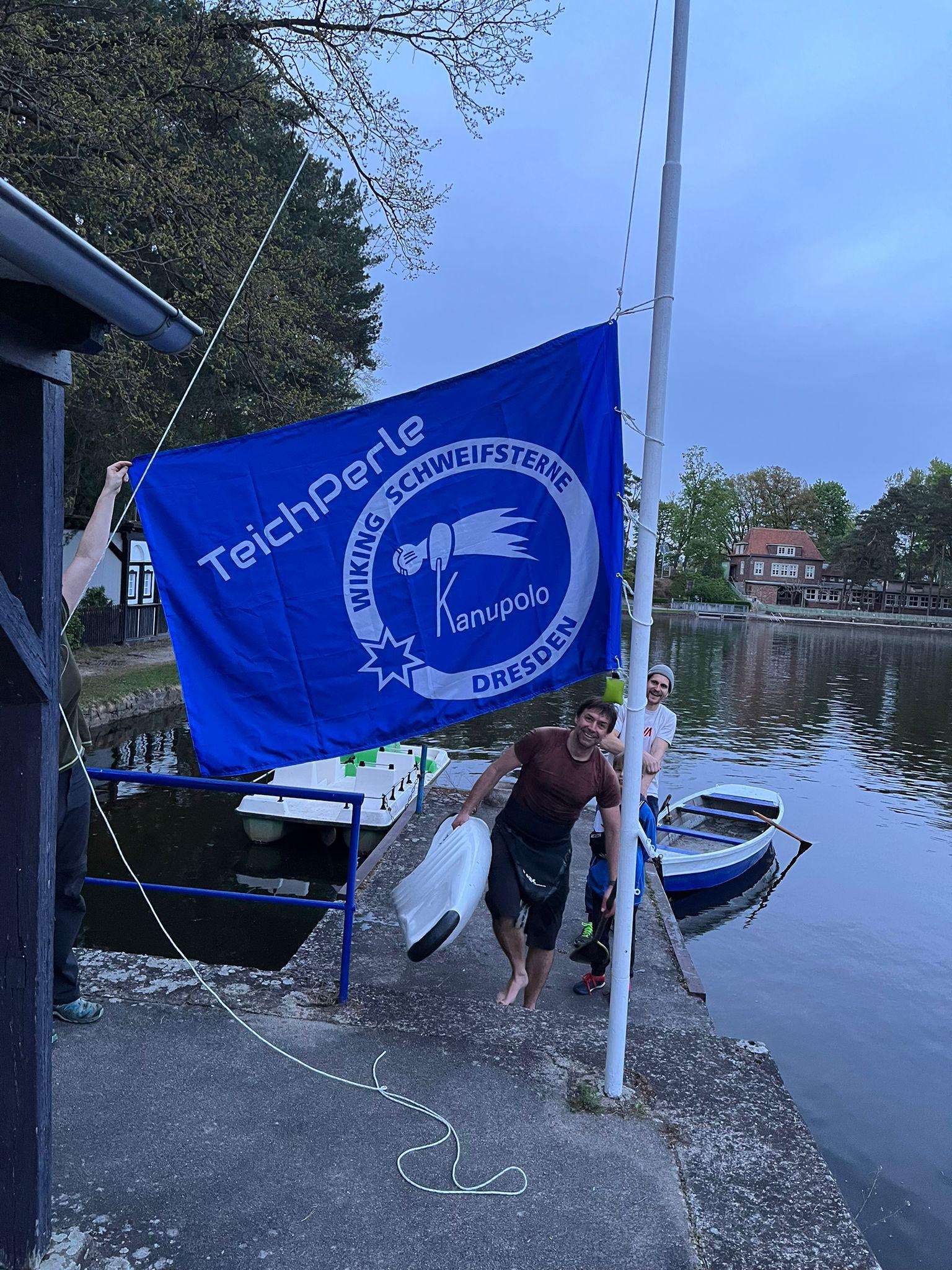 Kanupolo im Waldbad Weixdorf